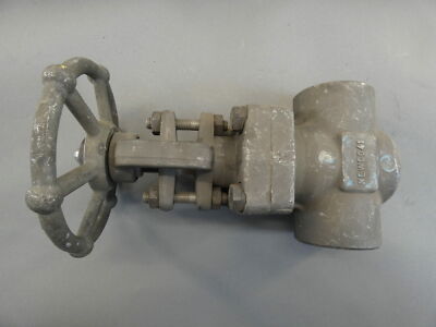 Newco 41 Steel Threaded 1-1/2'' Gate Valve, Class 800, BR107, 18T-FS2-RP-NC - ...