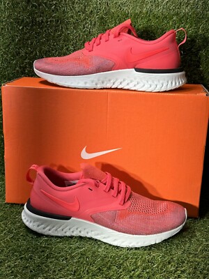 NIKE ODYSSEY REACT2 FLYKNIT AH1016-800 Wmn's Running  Ember Glow/Red *SIZE* 7 W