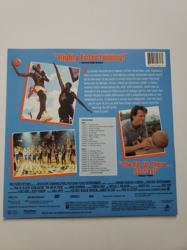 The Air Up There (Laserdisc, Widescreen, 2546 AS) Kevin Bacon Combined Shipping - Bild 2 von 2