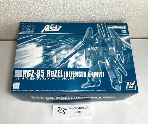 Bandai HG 1/144 ReZEL (Defenser b-Unit) RGZ-95 Gundam UC MSV color Model Kit JP