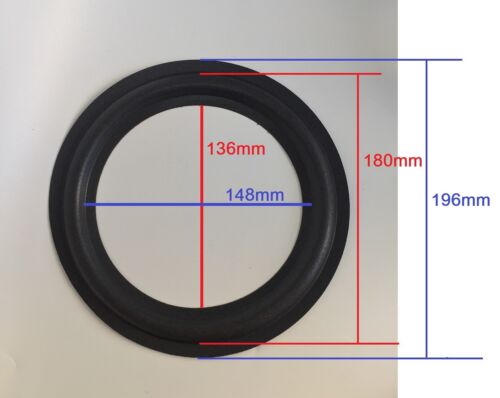 10 High Quality 8" 8 inch Speaker Foam Surrounds Woofer Edge For Infinity Repair - Picture 3 of 8