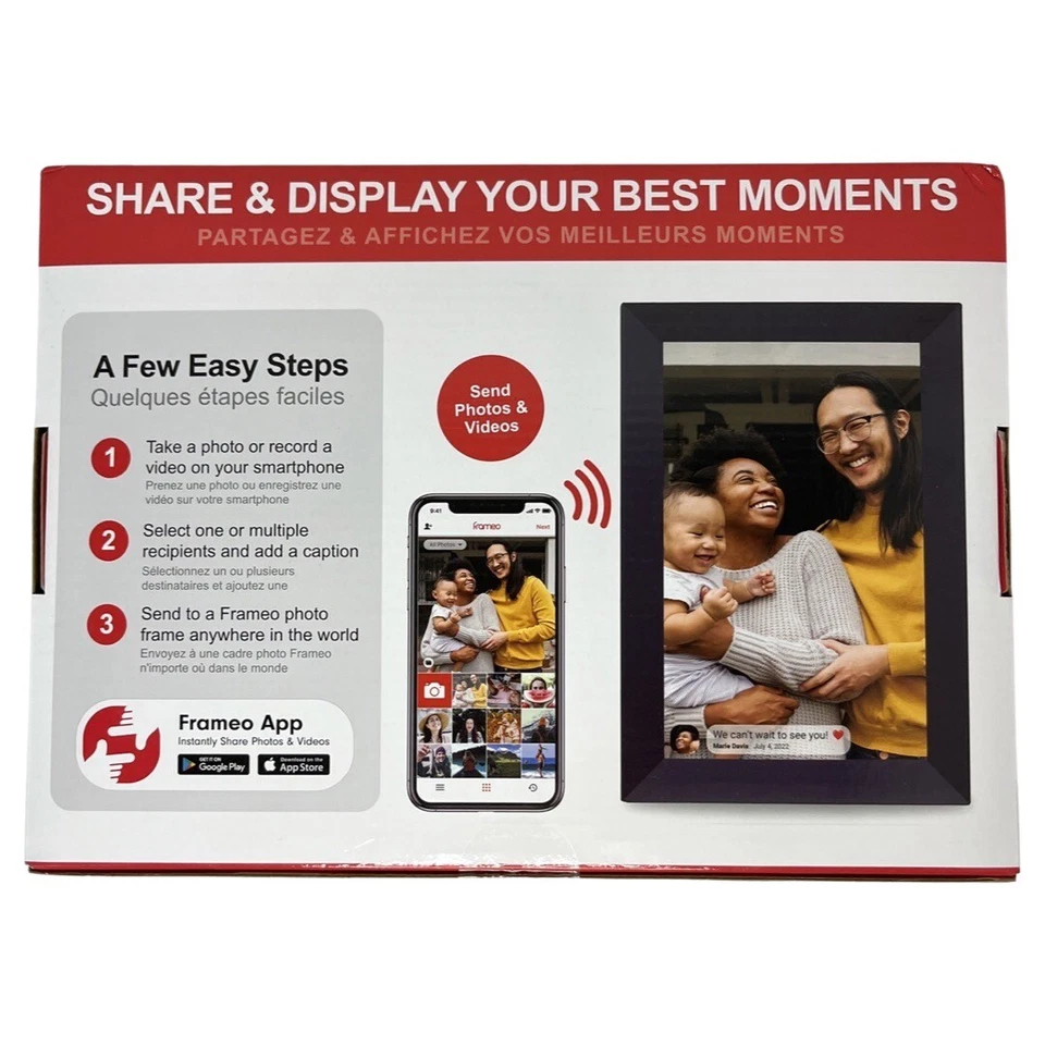 Curtis WIFI Black Photo Frame 10” Comparable With IOS & Android - Image 3 of 4