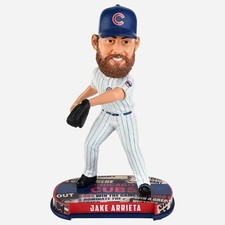 Jake Arrieta Chicago Cubs MLB Bobblehead by FOCO NIB Cubbies Baseball TCU Frogs