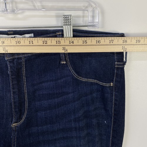 Hollister Womens Denim Jeans Size 19R Blue Curvy High Rise Advanced Stretch - Picture 8 of 9
