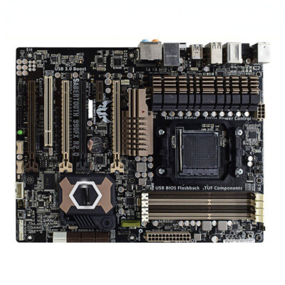Socket AM3+ For ASUS SABERTOOTH 990FX R2.0 Mtherboard 32GB ATX Mainboard DDR3