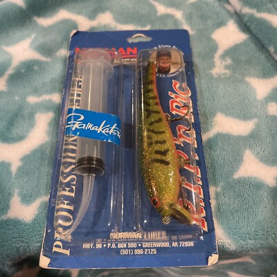 Vintage Norman R. I. P. 'N RIC. Ric 150. Fire Tiger. Norman Lures