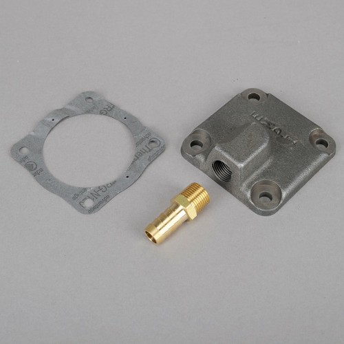 19561979 VW Oil Pump Cover, Cast Iron with Fitting (For 8mm Stud Use