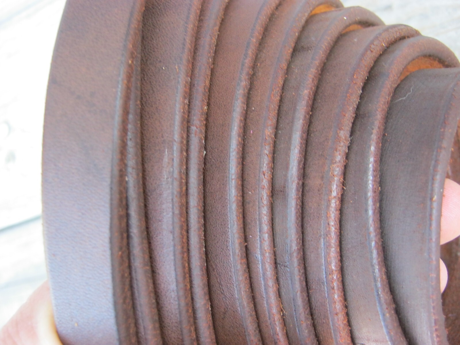 West 74 Oiled Harness Leather Split Reins 8' x 5/8"