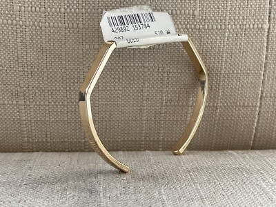 Nordstrom Women Bracelet Gold Tone Cuff Band Wrist Band