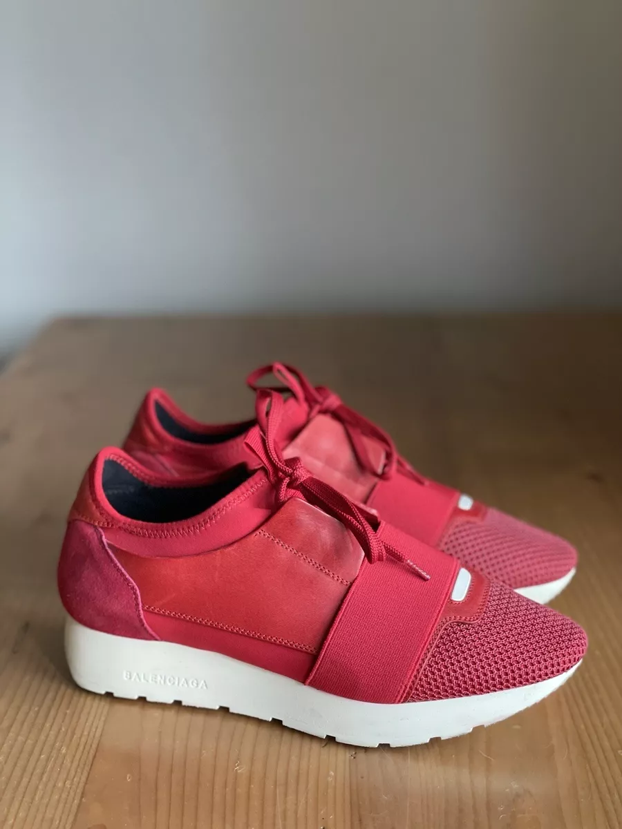 Red balenciaga deals runners women's