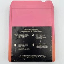 Les McCann & Eddie Harris - Swiss Movement -  8 Track Tape - New Pad and Splice