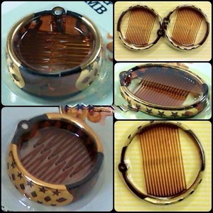 Ring Comb Brownx2 Hair Clip Round Shape Ponytail Hairclip Image Is Loading Ring Comb Brownx2 Hair Clip Round Shape Ponytail