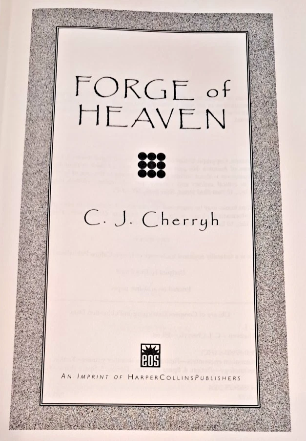 Lot of 5 Vintage Sci- Fi/Fantasy Hardcovers (Weber, Cherryh) All 1st Printings! - Image 3 of 4