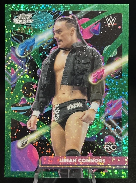 2026 Topps Cosmic Chrome WWE Uriah Connors #58 Green Space Dust Refractor /75