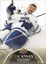 2021-22 Upper Deck Series 1 Hockey - UD Canvas #C75 Zach Hyman - Toronto Maple L
