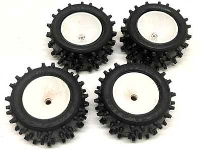 Vintage Pro Line Gator 1/10 Scale Duratrax RC10 Losi Disc Rims & Spike Tires