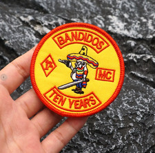 FABULOUS BANDIDOS TEN YEARS EMBROIDERED IRON-...