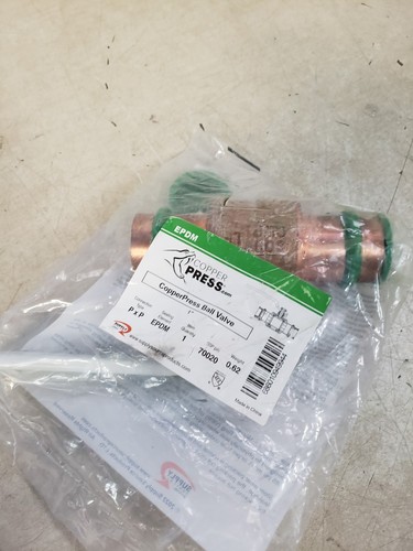 Copper Press 1" Copper Press Ball Valve EPDM