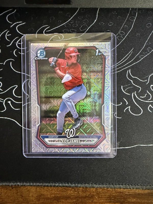 2026 Bowman Chrome Coy James 1st Mojo Refractor #BCP-33 Nationals