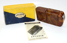 Arcadia Bakelite Commander Film Slide Viewer Walnut - In original box. Untested.