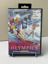 Winter Olympic Games (Sega Genesis, 1993) COMPLETE Game CASE & MANUAL