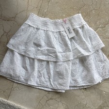 White Vineyard Vines Girls Skirt Large Size NWT