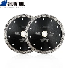 Diamond Cutting Discs 6 Inch 150mm Wheel 2 Piece Granite Marble Tile Saw Blade