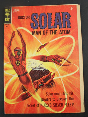 Doctor Solar Man of the Atom #12 Gold Key, 1965 Frank Bolle Comic Book   (5)