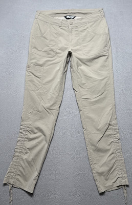 The North Face Horizon Tempest Pants Womens 6 Reg Beige Hiking Roll up Outdoor