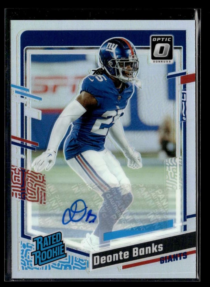 2023 Donruss Optic Deonte Banks Rated Rookie Auto Autograph Holo /150 #278 U9553