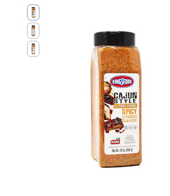 Kingsford Cajun Style All-Purpose Seasoning Spicy Louisiana Classic, 23 oz