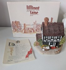 Lilliput Lane - Lace Lane Cottage, 1991 Deeds & Box - Made In England Vintage