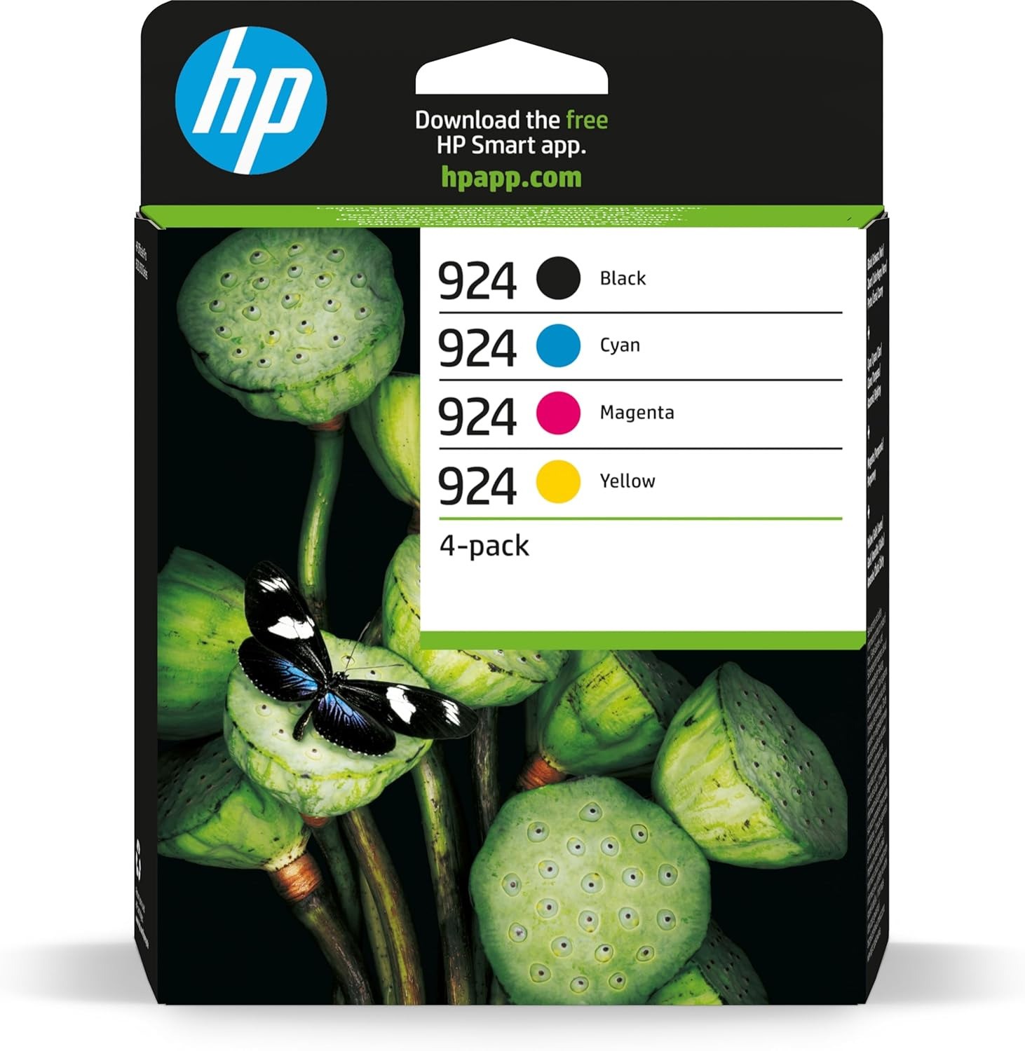 HP 924 4-pack inks for Officejet Pro 8125e 8135e 8134e