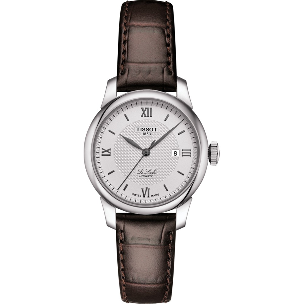 Tissot Brown Womens Analogue Watch Le Locle T0062071603800