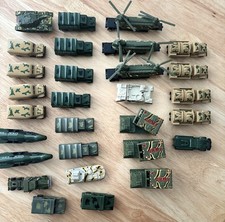 Huge Lot Plastic Military Vehicles Army Truck...