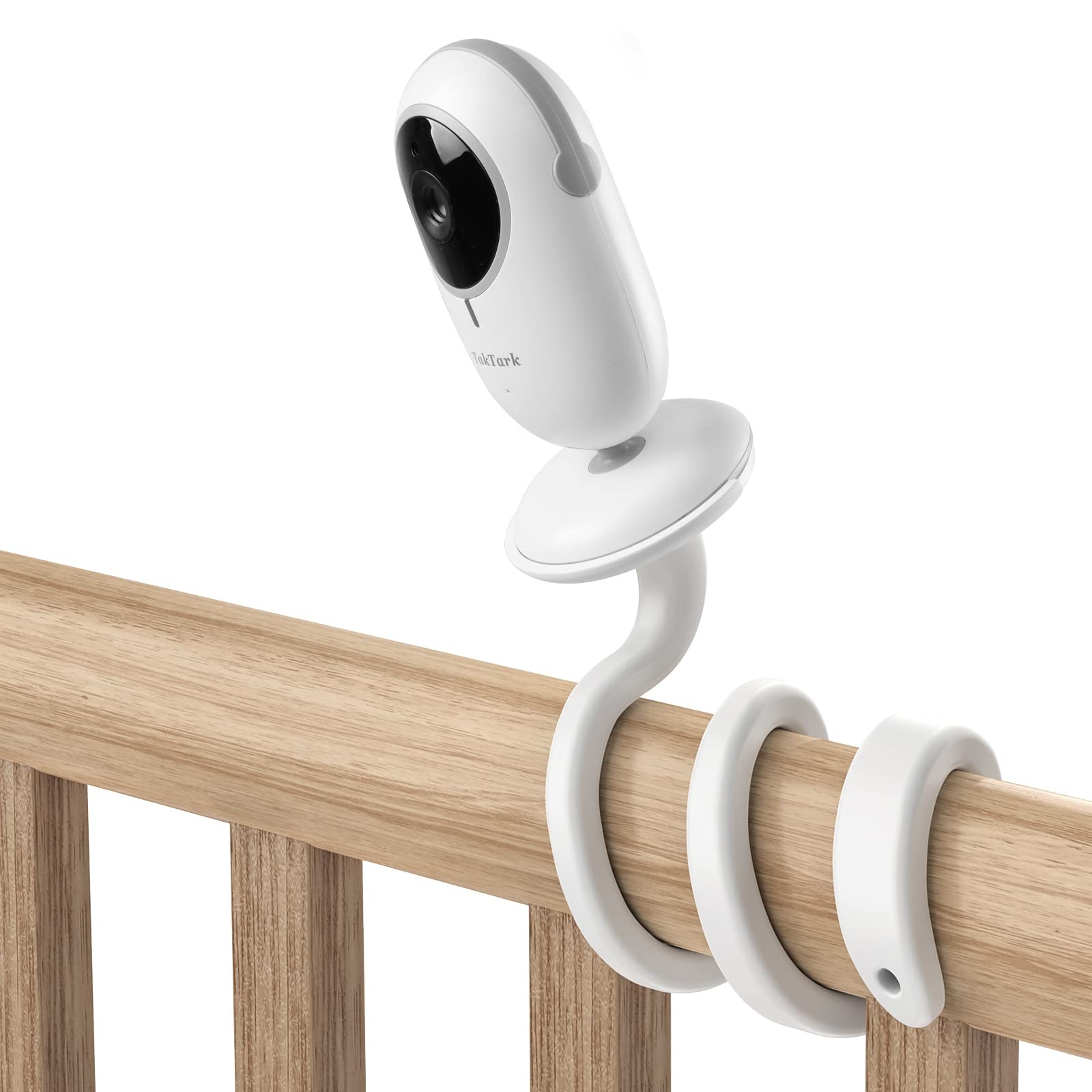 Support de caméra pour babyphone TakTark universel en silicone blanc