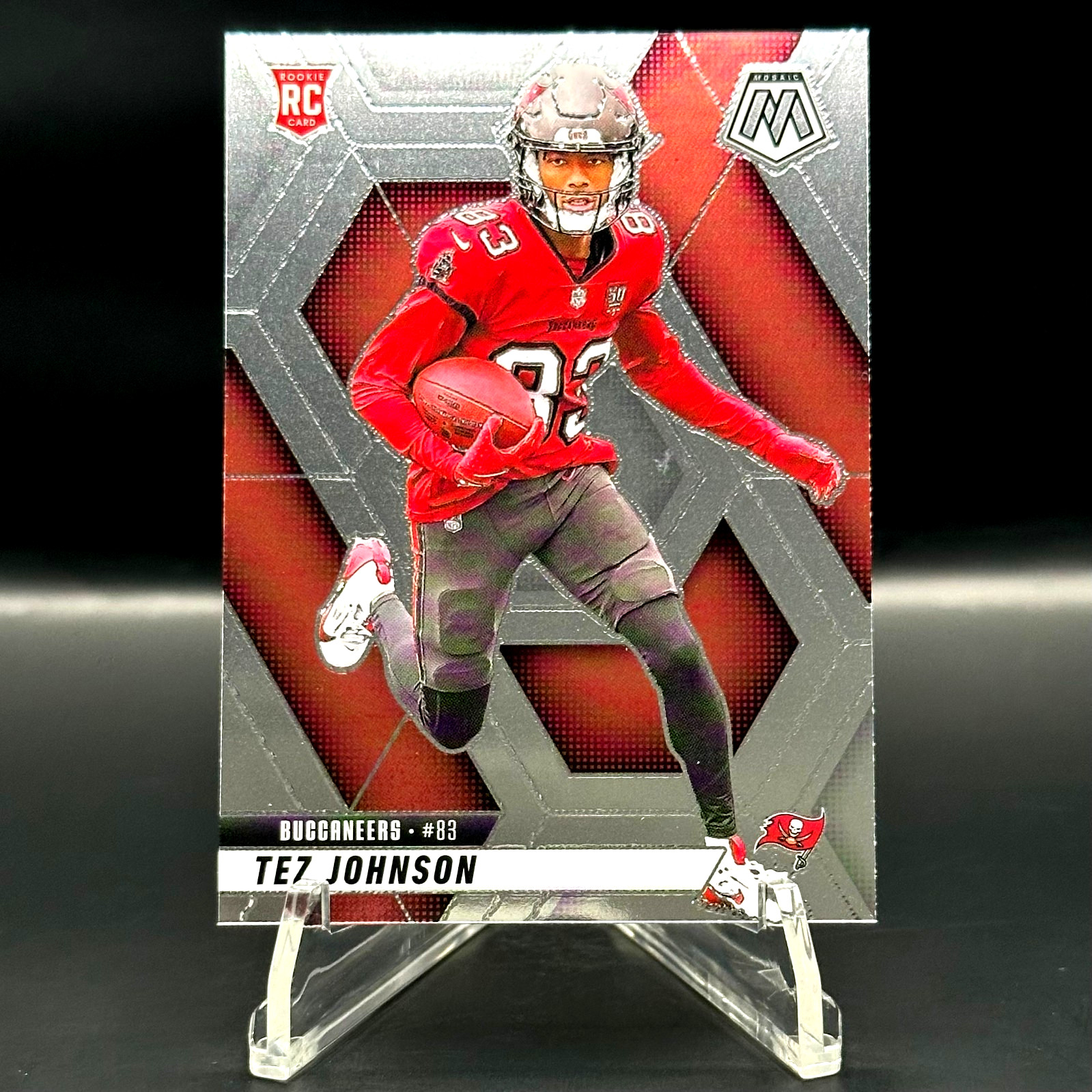 2025 Panini Mosaic TEZ JOHNSON #316 RC Rookie Card - Tampa Bay Buccaneers