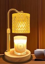 Candle Warmer Lamp with Timer Dimmer Adjustable Height, Birthday Gifts for Gold