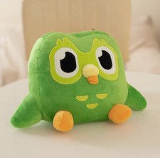 Duolingo Green Owl Plush Toy Plushie of Duo the Owl Cartoon Anime Owl Doll Gifts