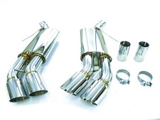 Obx Stainless Axle Back Dual Mufflers Exhaust 2016-21 Chevy Camaro Ss 6.2l