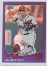 2013 Topps Chrome Retail Purple Refractor Ian Desmond #181 2k3