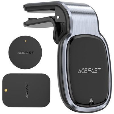 B2X Acefast Magnetischer KFZ Handyhalter fuer Lueftungsschlitze Auto Halter Grau