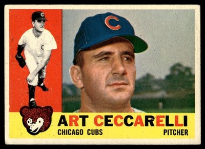 1960 Topps Art Ceccarelli  - Chicago Cubs #156