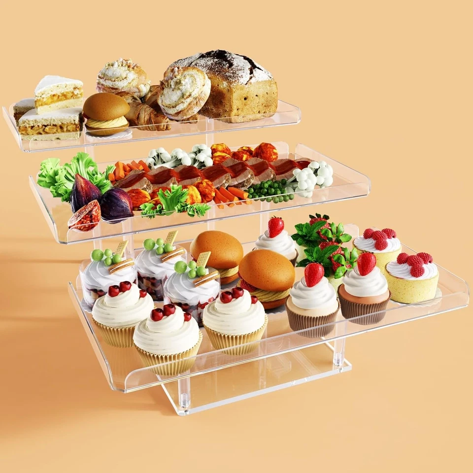 Acrylic Cupcake Buffet Stands - Dessert Table Display Set - Image 3 of 4
