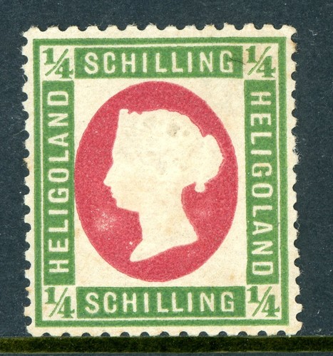 Germany States 1873 Heligoland ¼s Yellow Green & Rose Scott #8 Mint W165 Germany States 1873 Heligoland ¼s Yellow Green & Rose Scott #8 Mint W165