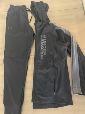 Under Armour Men's Sweat Suit Adult In Black And Gray In MEDIUM