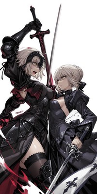 Artoria Saber Alter Vinyl Car Decal Sticker 7'' Weatherproof