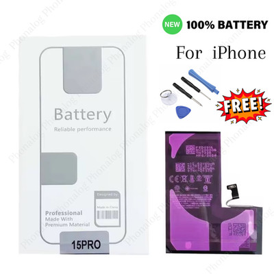 Replacement Internal Battery For iPhone 8 XS 11 12 13 14 15 16 Tool Adhesive Lot