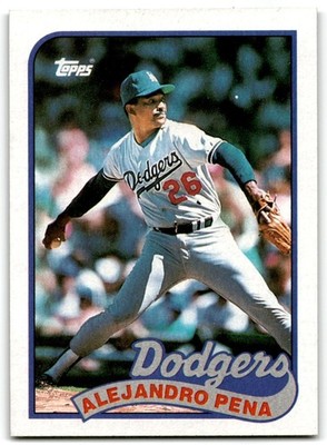 1989 Topps Alejandro Pena Los Angeles Dodgers #57