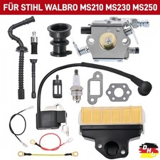 Vergaser Zündspule Zündkerze F. Stihl MS210|MS230|MS250 021 023 025 11231200605